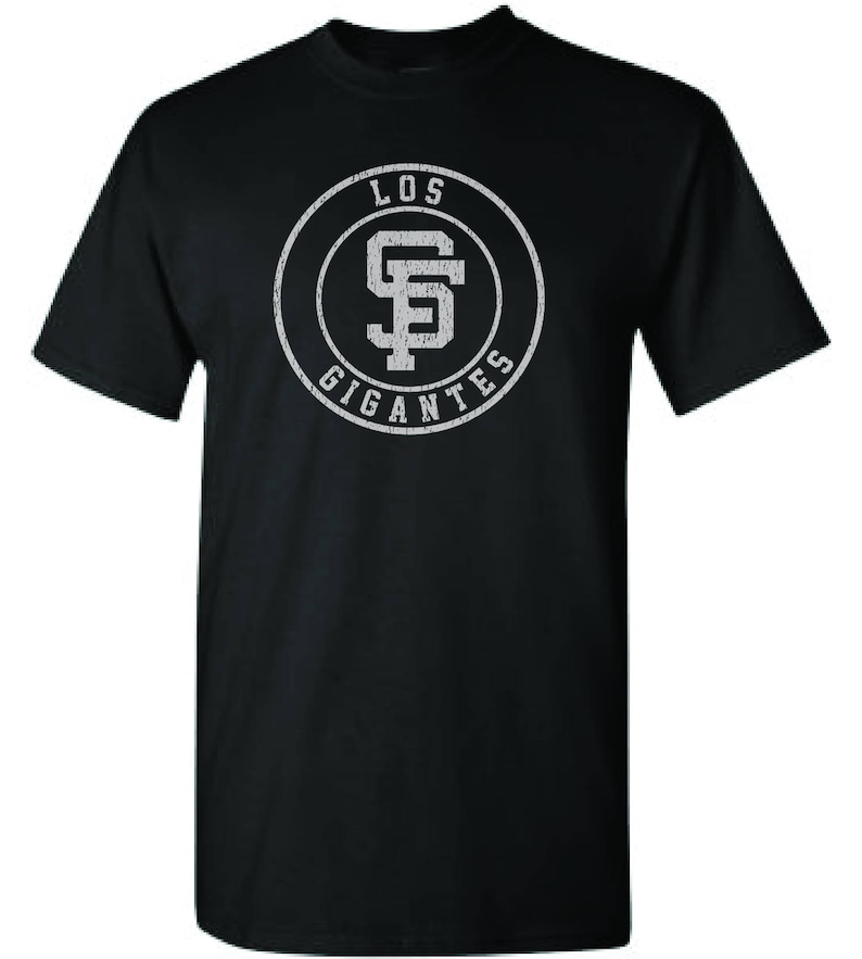 San Francisco Giants Baseball T Shirt Los Gigantes Brand Etsy