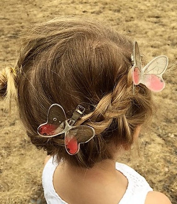 flower girl hair pins