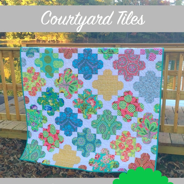 Courtyard Tiles Quilt Pattern