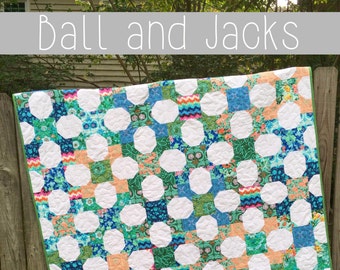 Ball and Jacks Quilt Pattern