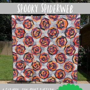 Spooky Spiderweb Quilt Pattern