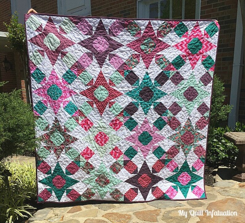 Kaleidoscope Star Quilt Pattern Etsy