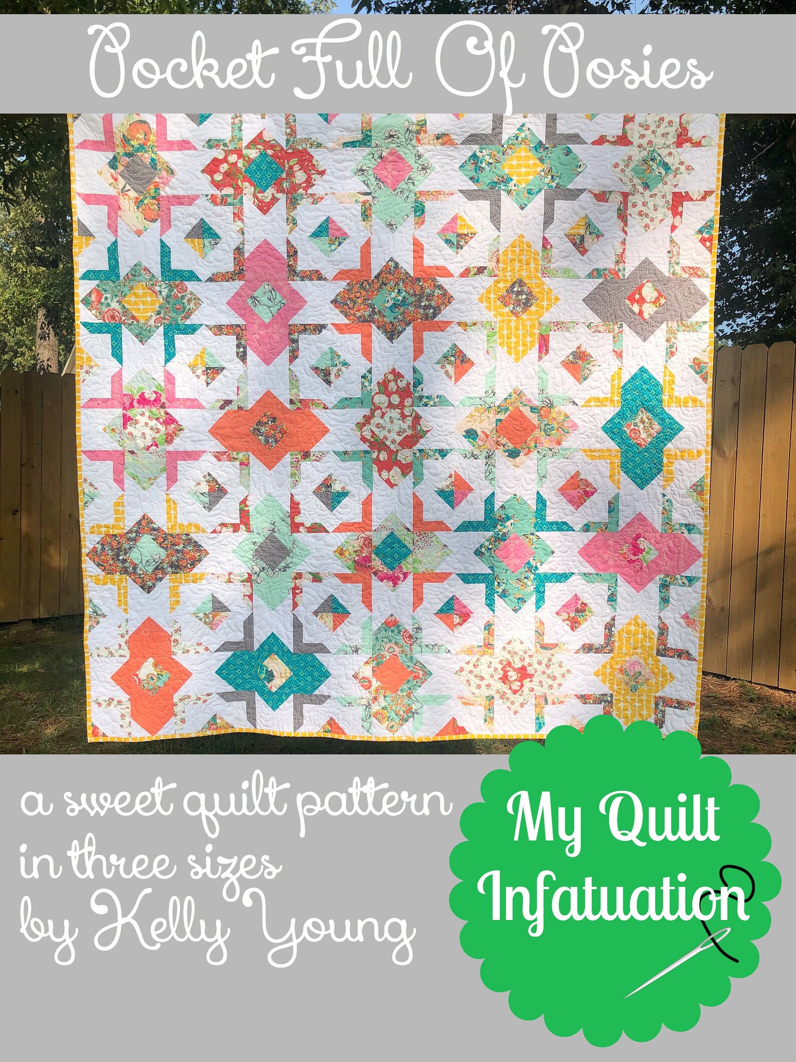 Pocket Full of Posies Quilt Pattern Etsy