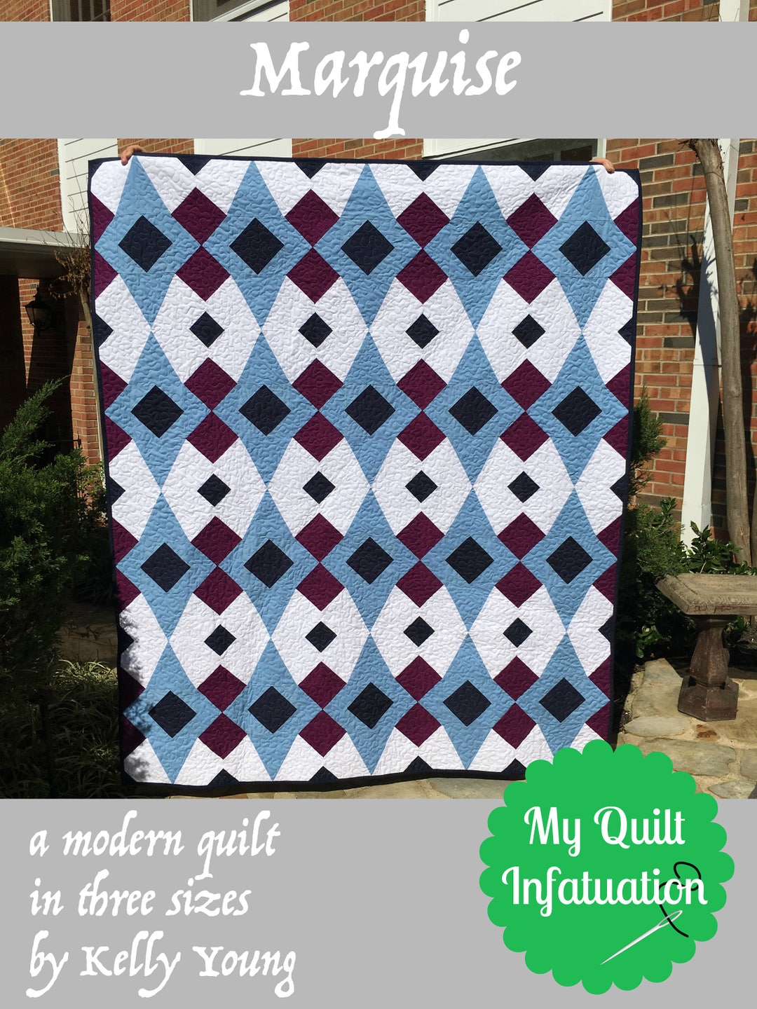 Marquise Quilt Pattern Etsy