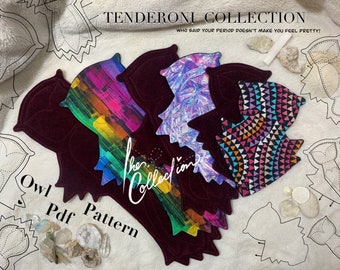 Owl Pdf Cloth Pad Patterns (All Designs)
