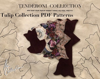 Tulip Pdf Cloth Pad Patterns (All Five Designs)