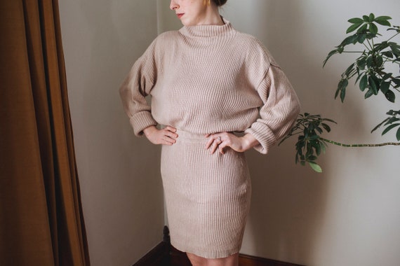 90's Cotton Sweater Set | Vintage Knit Sweater an… - image 2