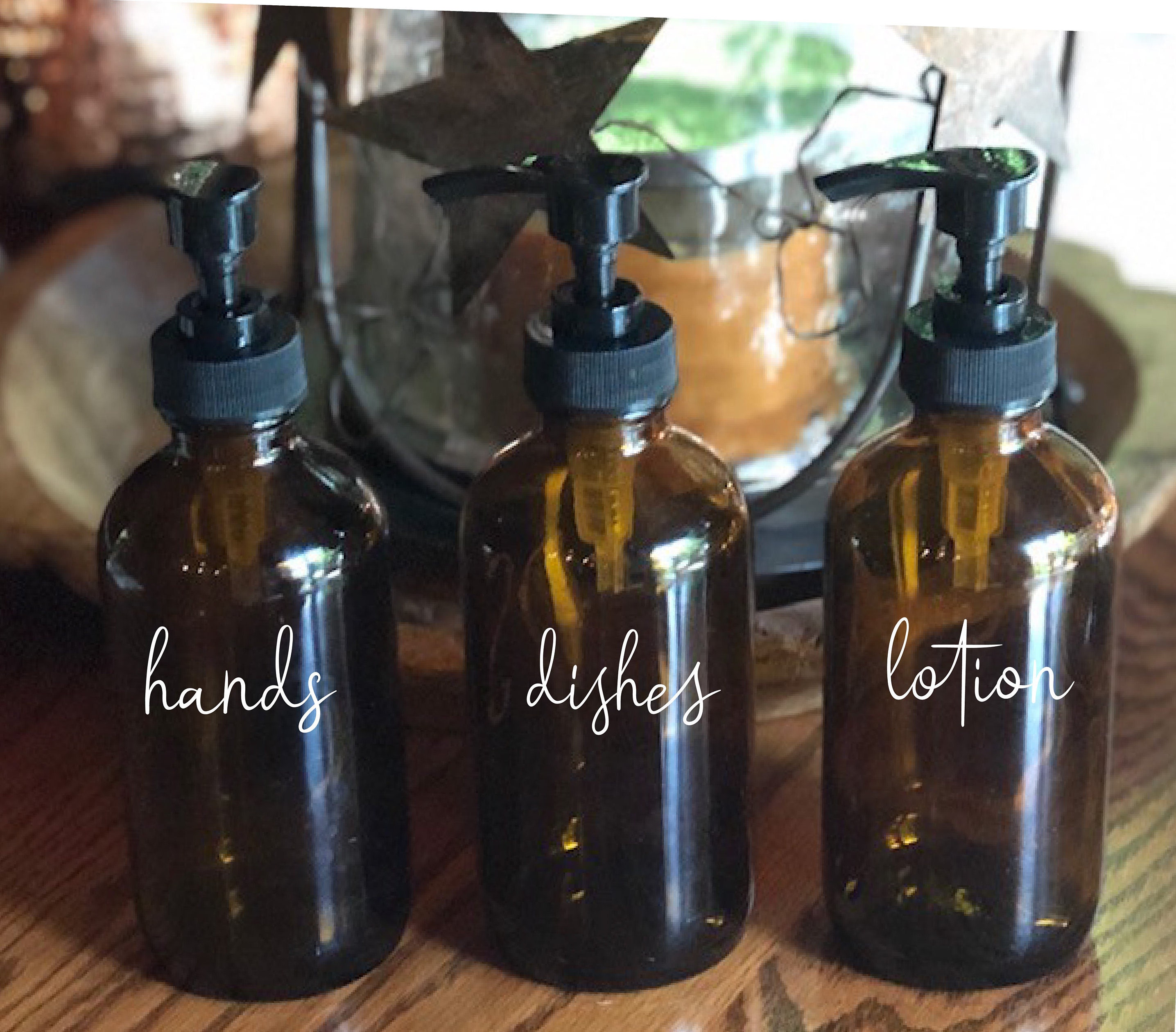 Manos Platos Loción / Dispensador de Jabón / Portador de Jabón | Etsy