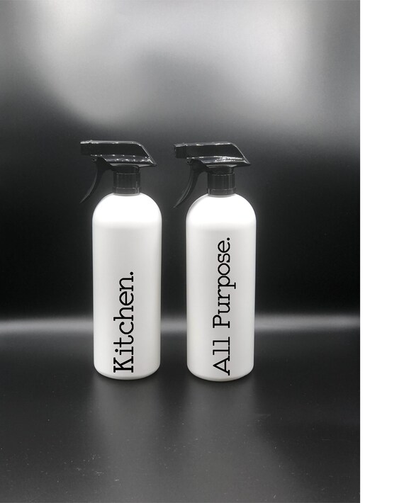 Labeled 2024 spray bottles