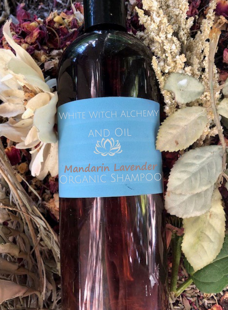 Mandarin Lavender Organic Shampoo Essential Oil Blend Etsy