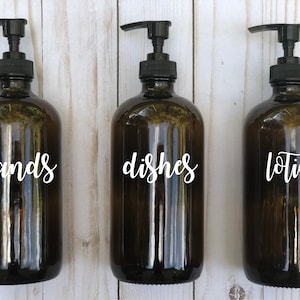 Glass Dish Hand Soap Dispenser | Soap Dispenser | Kitchen Soap Holder | Soap Dispenser Pump | Dish Soap Dispenser | Glass Soap Dispenser |
