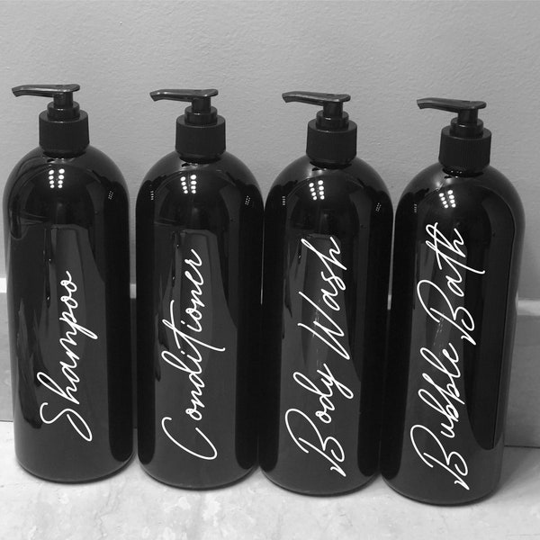 Shampoo Bottles Etsy
