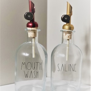 Self Pour Bottle | Soap dispenser | Olive Oil dispenser | Dish soap dispenser | Mouthwash dispenser | Bathroom Storage | Kitchen Storage