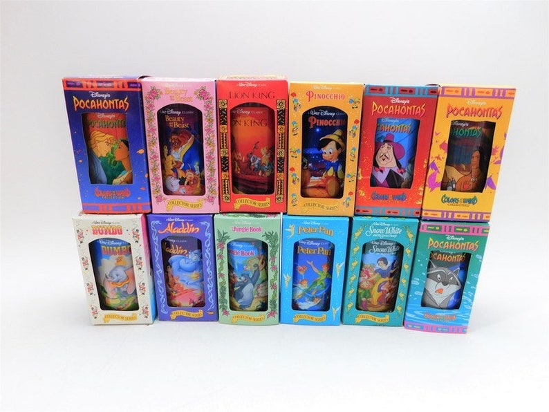 Rare Authentic Burger King Cupsiob Vintage Disneyburger King Etsy