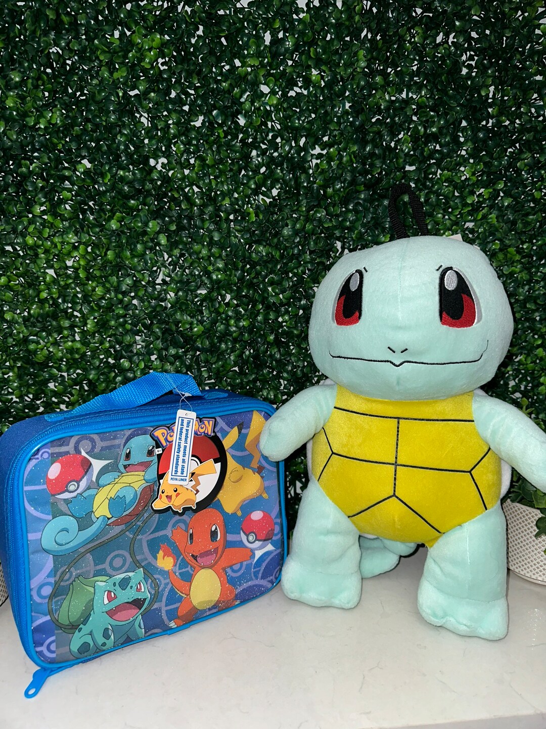 Nintendo Backpack Pokémon Squirtle Plush 15 Inch Kids School Etsy