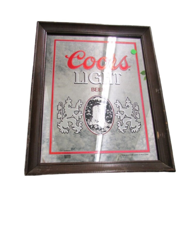 Vintage Coors Beer Mirror Etsy