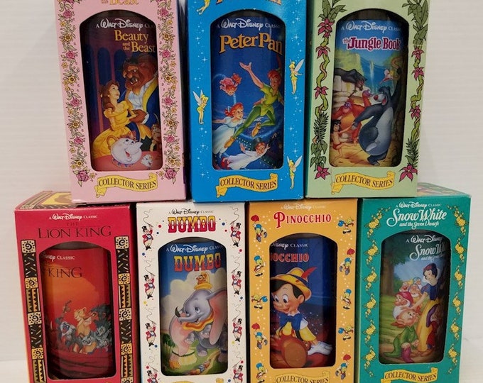 Burger King Disney Cups Collection Beauty and the Beast Cup Etsy