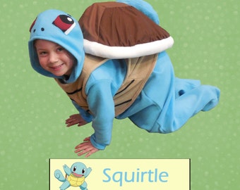 Pokemon Squirtle Costume Custom-made Child Sized