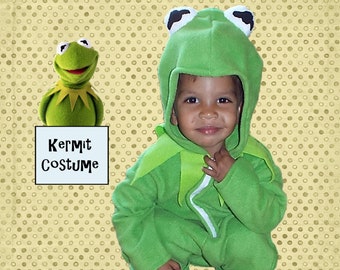 Kermit the Frog Costume for Baby Toddler Child