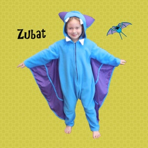 Pokemon Zubat Costume Custom-made Child Sized image 1