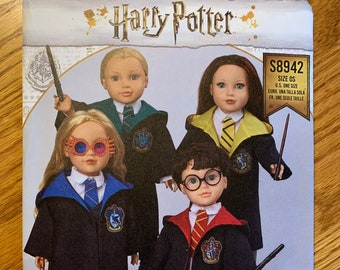 Simplicity 18" American Girl Doll Pattern Harry Potter Costumes S8942