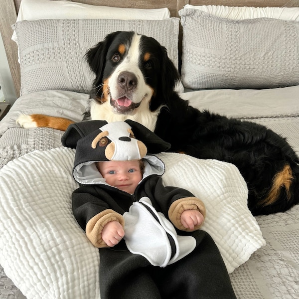 Bernese Dog Costume for Baby Toddler or Child