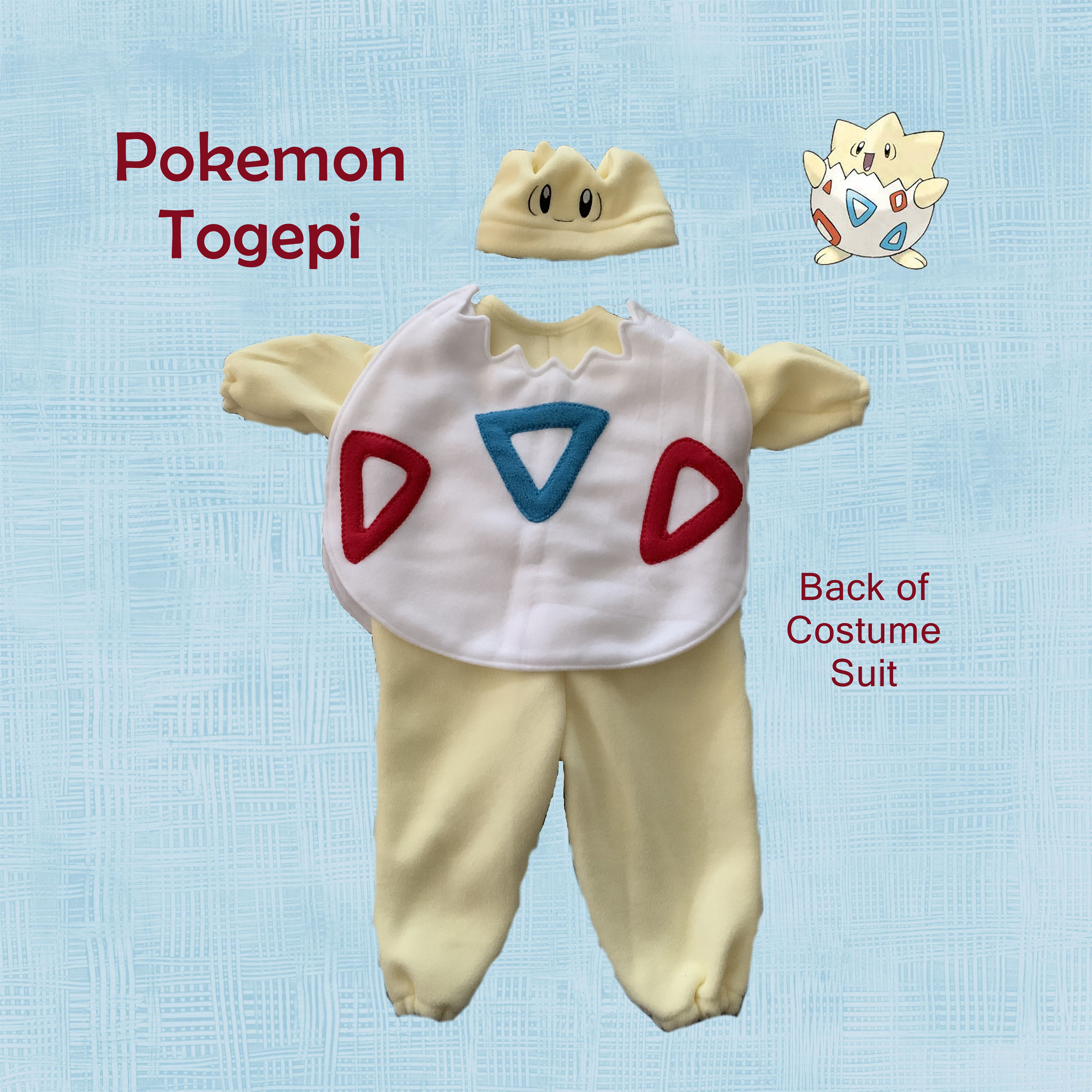 Pokemon Togepi Costume - Etsy New Zealand