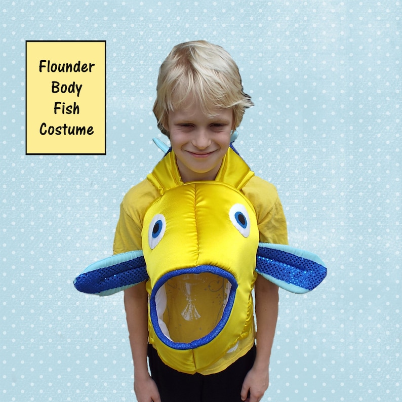 Flounder Fish Body Costume Ready to Ship Etsy