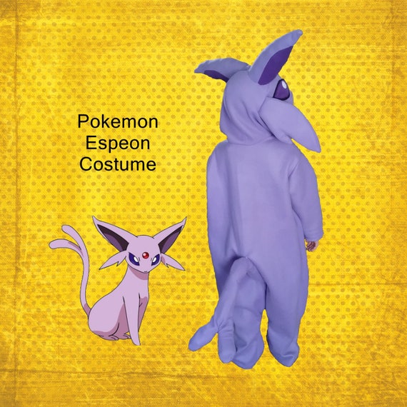 Pokemon Espeon Costume Sur mesure Taille enfant -  France