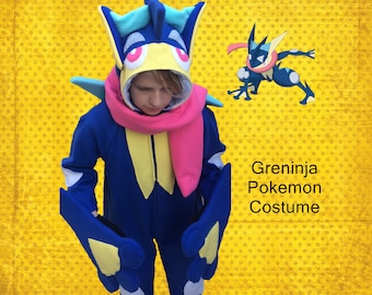 Pokemon Greninja READY TO SHIP Neck to Heel 41"