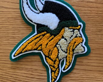 Chenille Viking Mascot 7inch tall Helmet w/Band