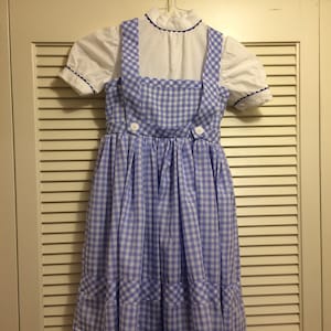 Girls Wizard of Oz Dorothy Dress Costume Ages About 3-8 - Etsy