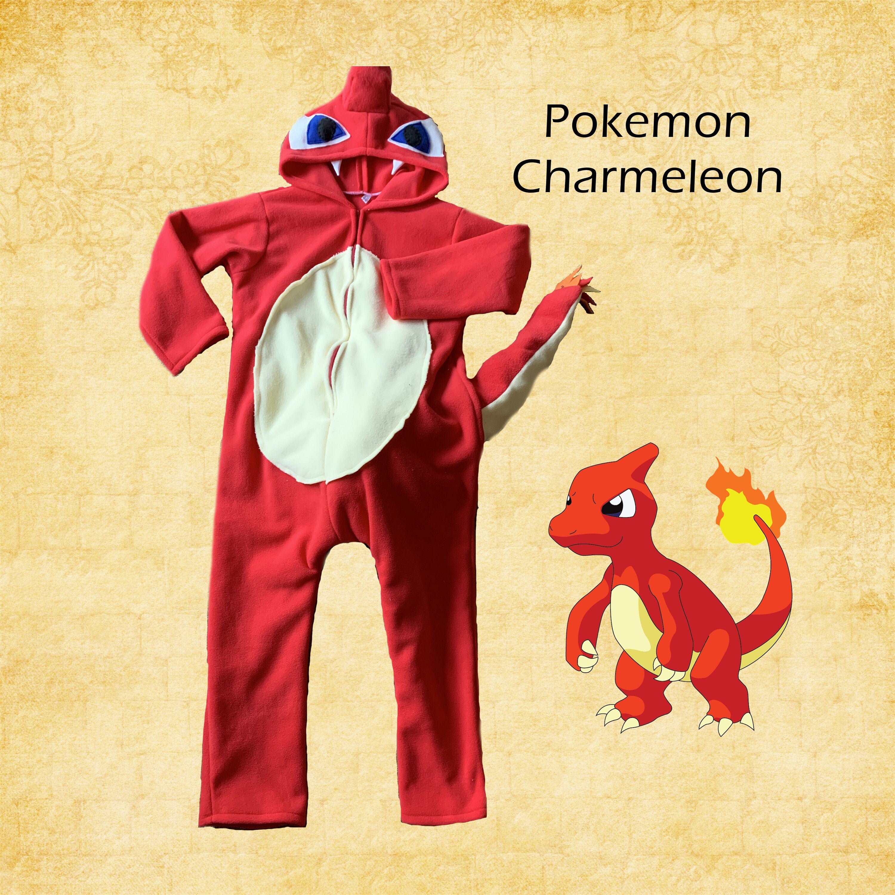 Pokemon Charmeleon Costume Child Sized - Etsy