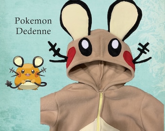 Pokemon Dedenne Costume Custom-made Child Sized