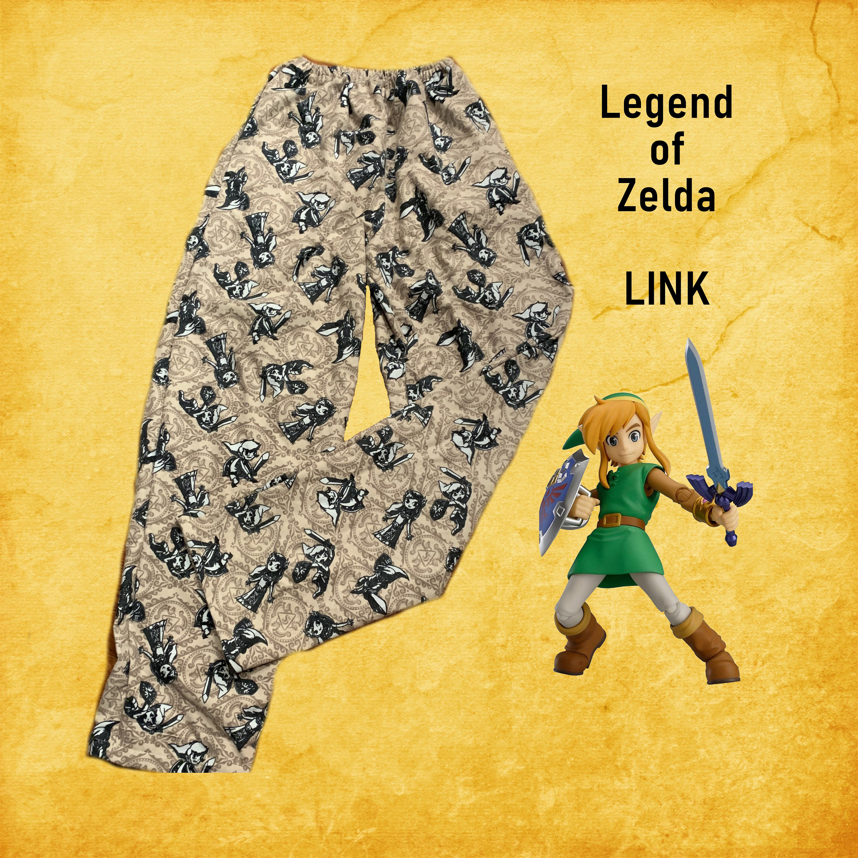 Legend of Zelda Flannel Pants - Etsy Israel
