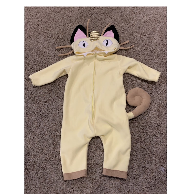 Pokemon Meowth Costume Custom-made Child Sized image 8