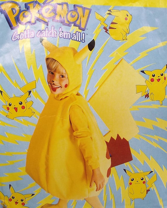 zo politicus zwart Pokemon Pikachu Kostuum Kind Maat - Etsy België