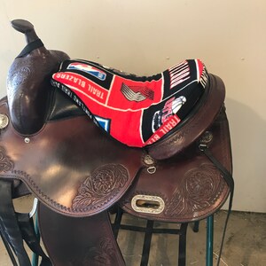 Tush Cush, Portland Trailblazers Western Saddle Cushion, reversible, washable