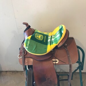 Pony Saddle Cushion &quot;Tush Cush&quot; John Deere Print
