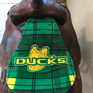 Tush Cush, Oregon Ducks Western Saddle Cushion, NON Slip, washable