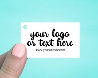 Hang Tags | Set of 75 2.5 x 1.5" Rectangle | Custom Tags | Jewelry Tags | Favor Tags | Personalized Tags | Custom Hang Tags | SH2034-05