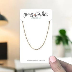 Juego de 30 tarjetas para collares de 3 x 5 pulgadas, tarjetas de exhibición de collares personalizadas, tarjetas de joyería personalizadas, etiquetas para collares, rectángulo redondeado, SH0014-07