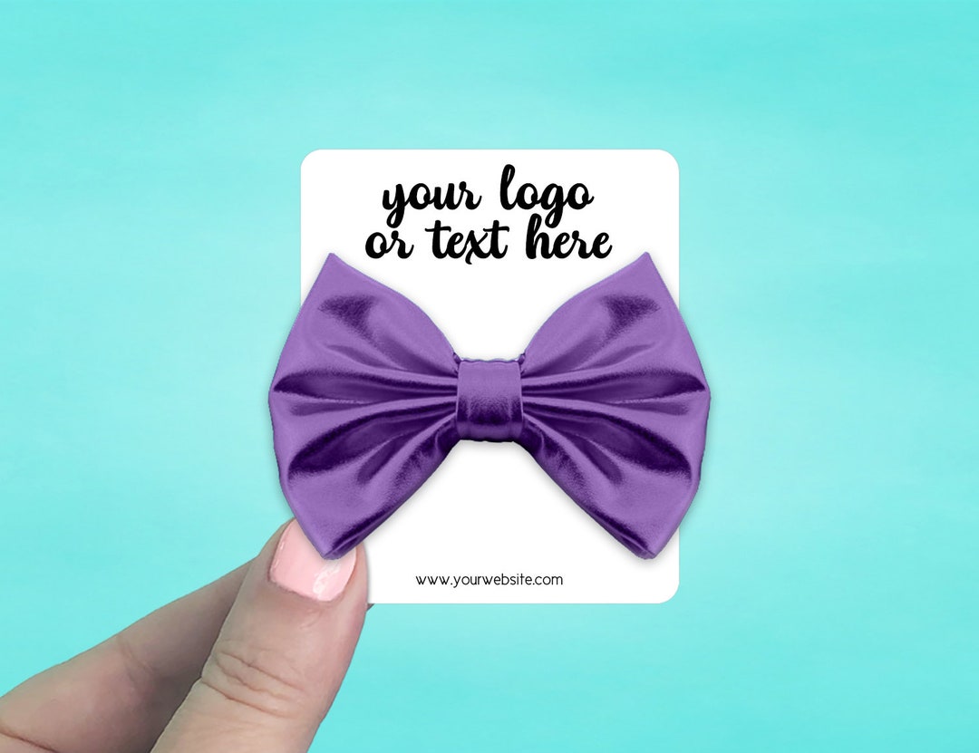 58 Hair Bow Cards 2.5 X 3, Custom Hair Clip Cards, Personalized Hair