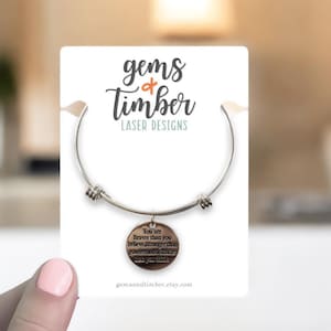 48 Bangle Cards | Bracelet Cards | 3x4" Rounded Rectangle | Jewelry Cards | Custom Bracelet Card | Bangle Holder | SH0075-01