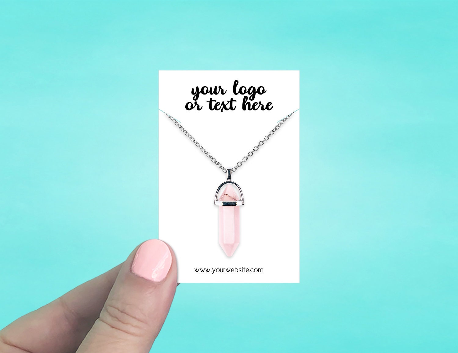 Necklace Cards 2 X 3 Set of 72 Custom Necklace Display Etsy