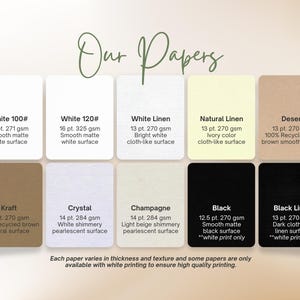 a bunch of different types of papers on a table