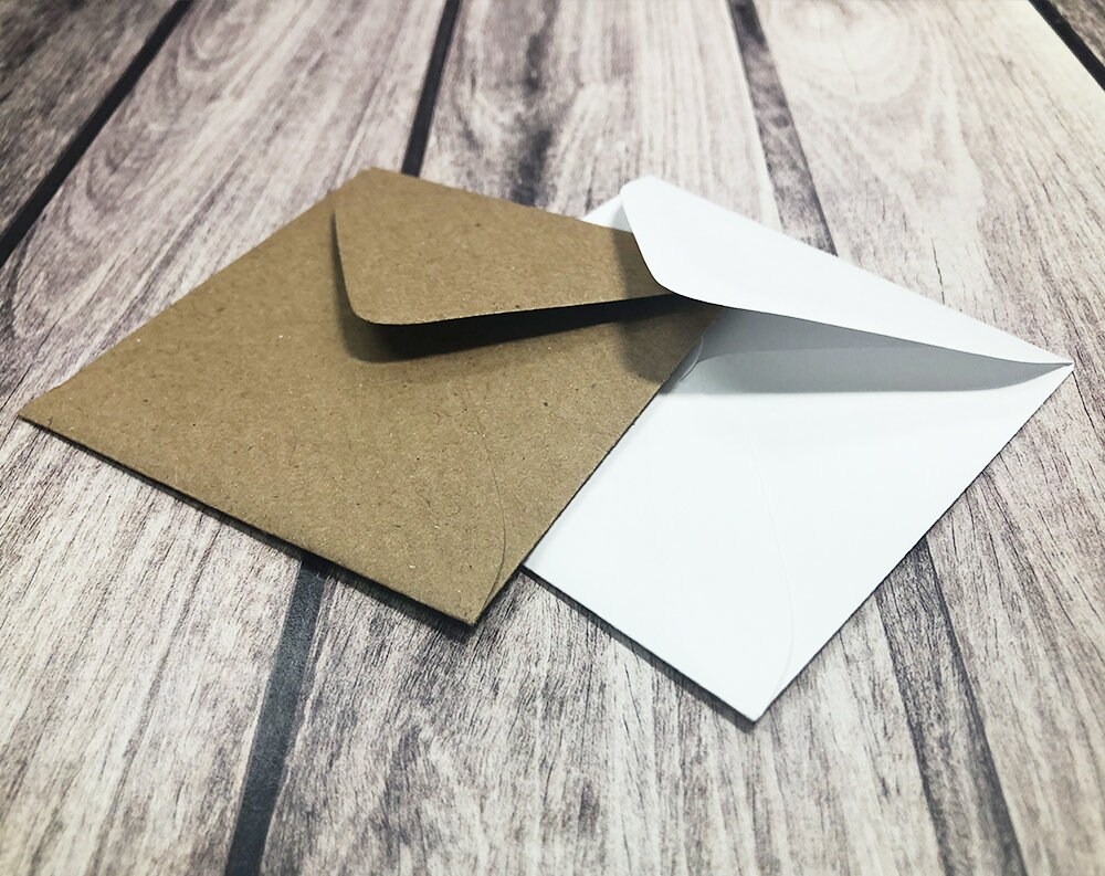 MINI Envelopes - BLACK - Professional MINI (2.125-in x 3.625-in