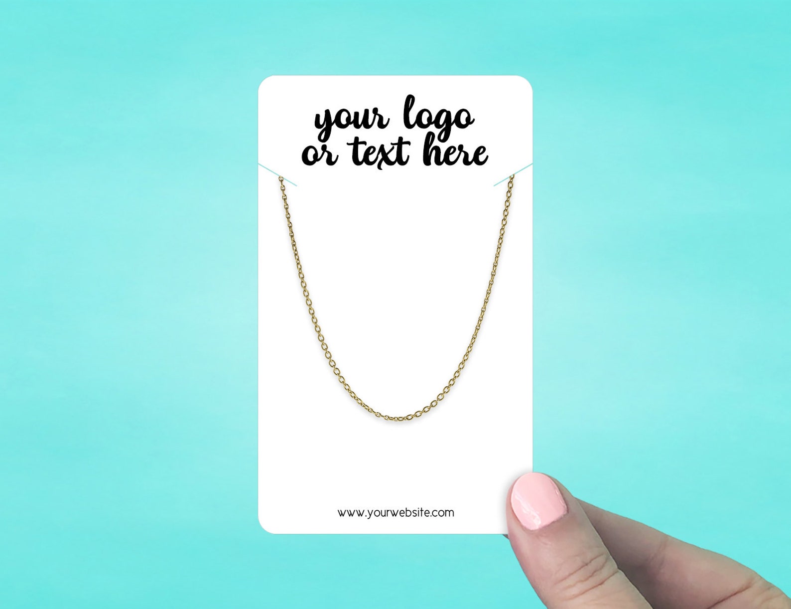 Necklace Cards 3 X 5 Set of 28 Custom Necklace Display Etsy