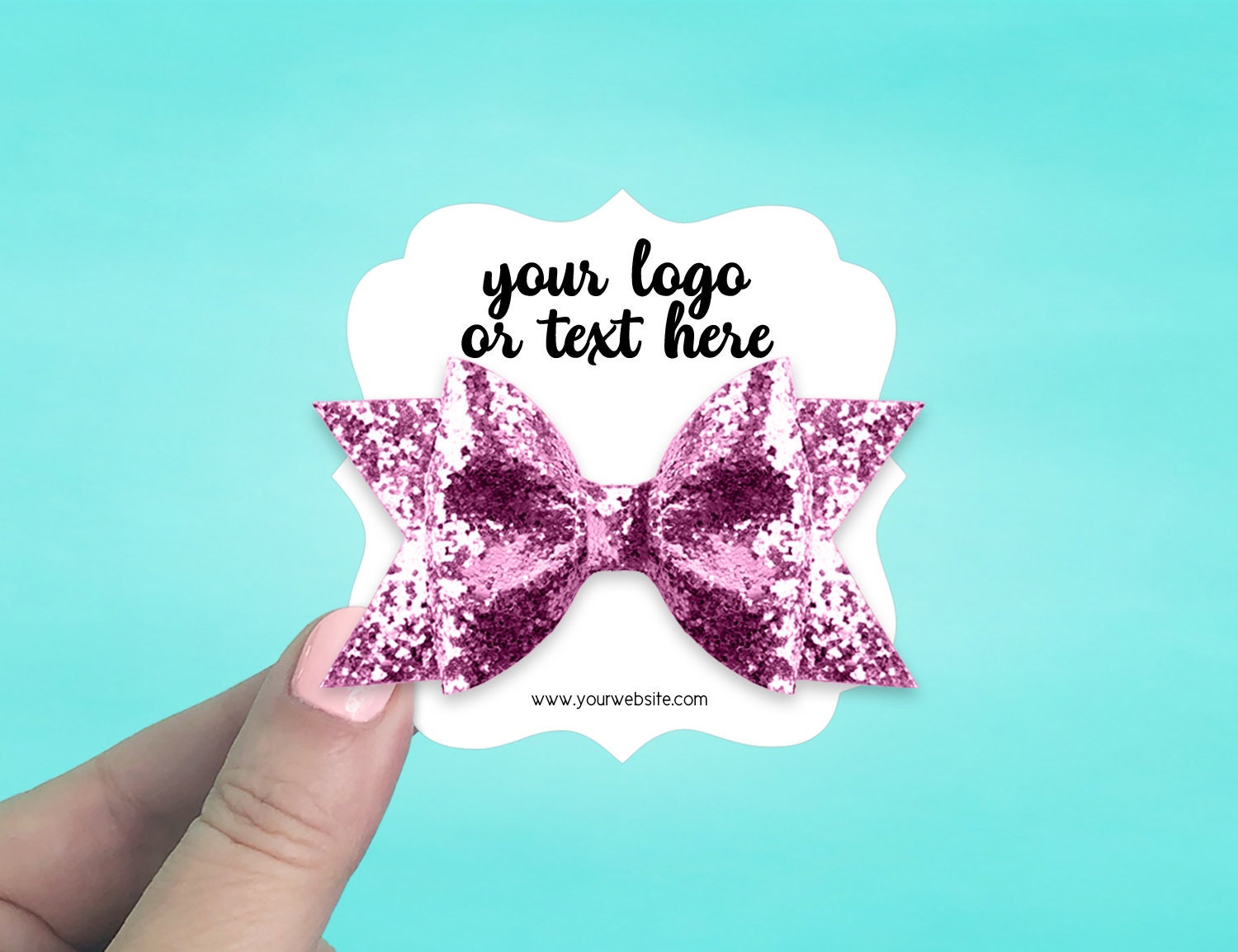 45 Hair Bow Cards 3 x 3 Custom Hair Clip Cards Etsy