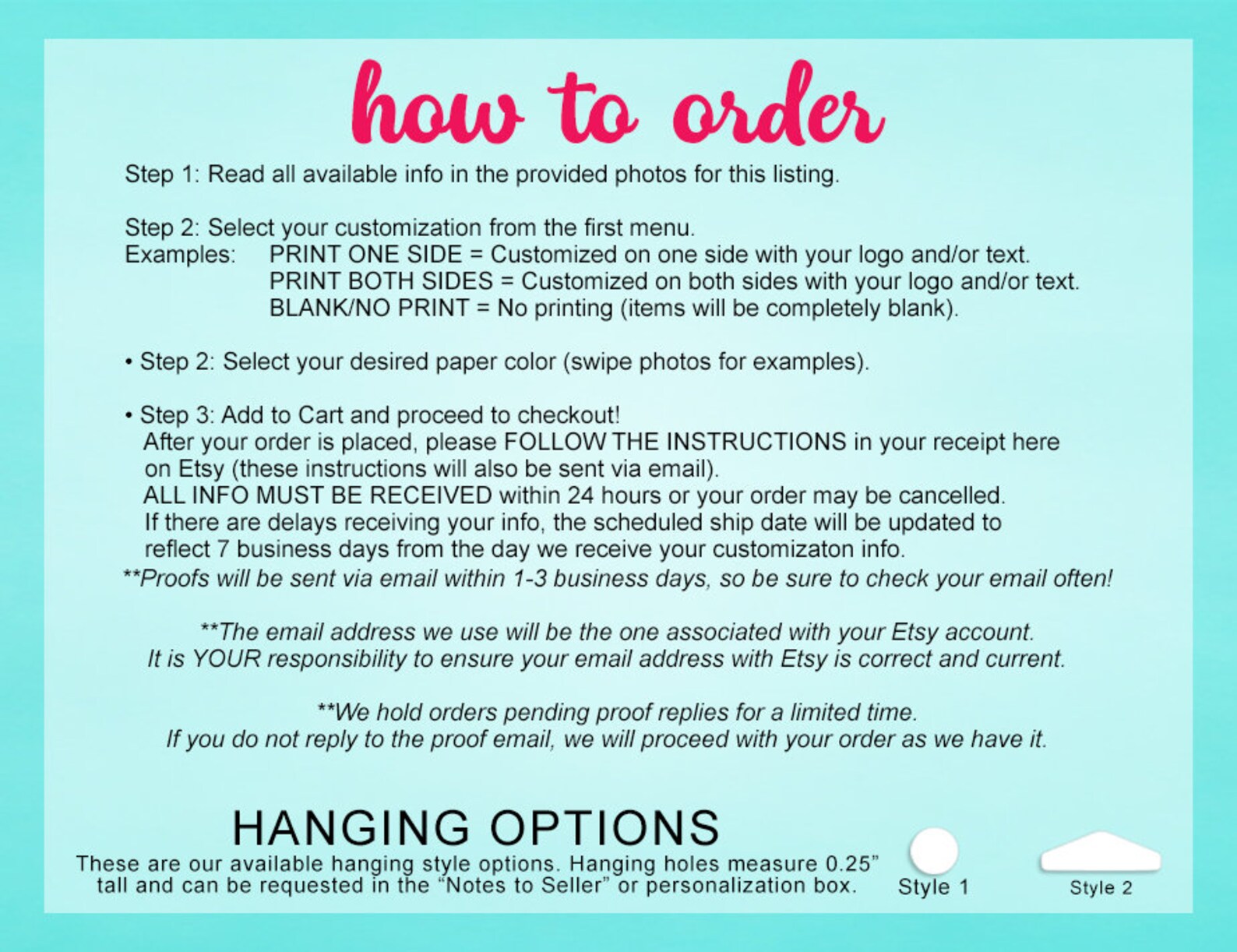 24 Pacifier Clip Cards Custom Pacifier Clip Display Cards Etsy